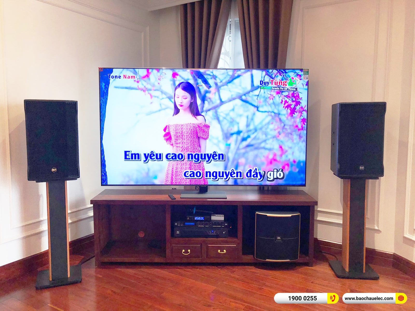 Lắp đặt dàn karaoke RCF hơn 103tr cho anh Hải tại Hà Nội (RCF CMAX 4112, JBL V8, JBL VX8, Pasion 12SP, VM300,…)