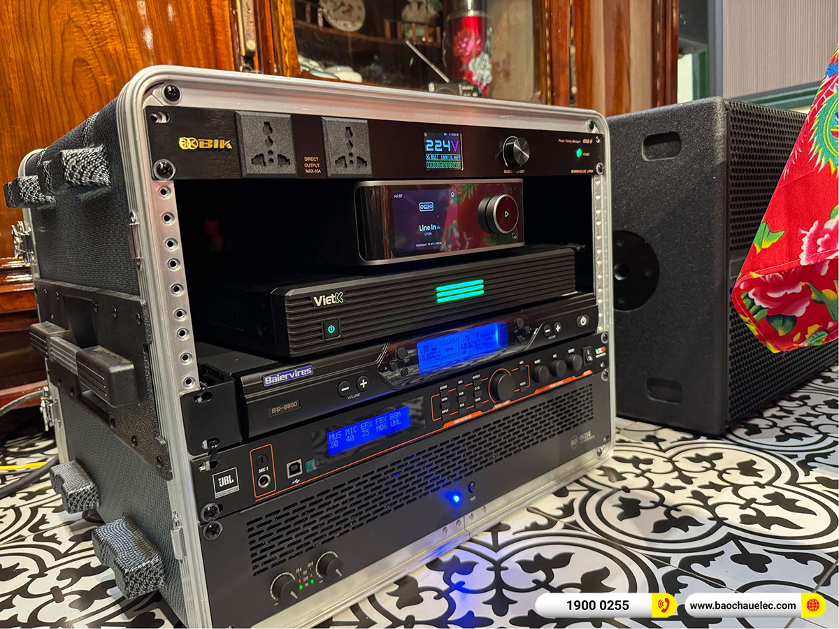 Lắp đặt d&agrave;n karaoke RCF hơn 60tr cho anh Hiệp tại H&agrave; Nội 