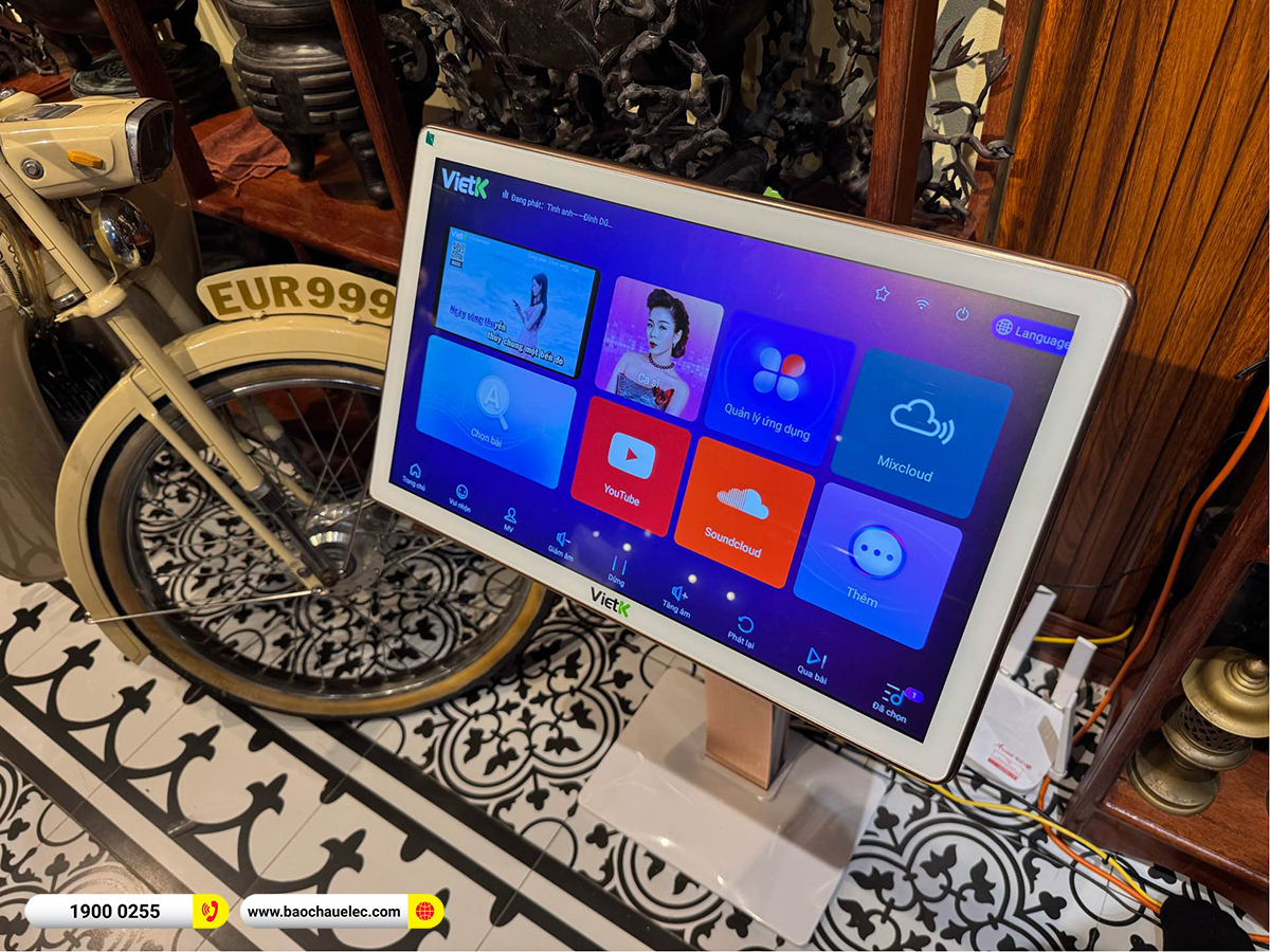 Lắp đặt d&agrave;n karaoke RCF hơn 60tr cho anh Hiệp tại H&agrave; Nội 