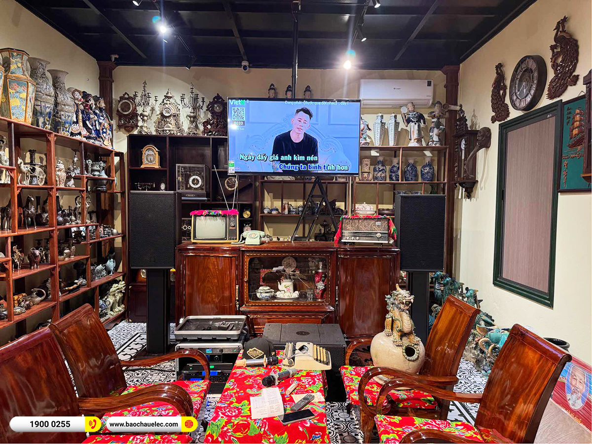 Lắp đặt d&agrave;n karaoke RCF hơn 60tr cho anh Hiệp tại H&agrave; Nội 