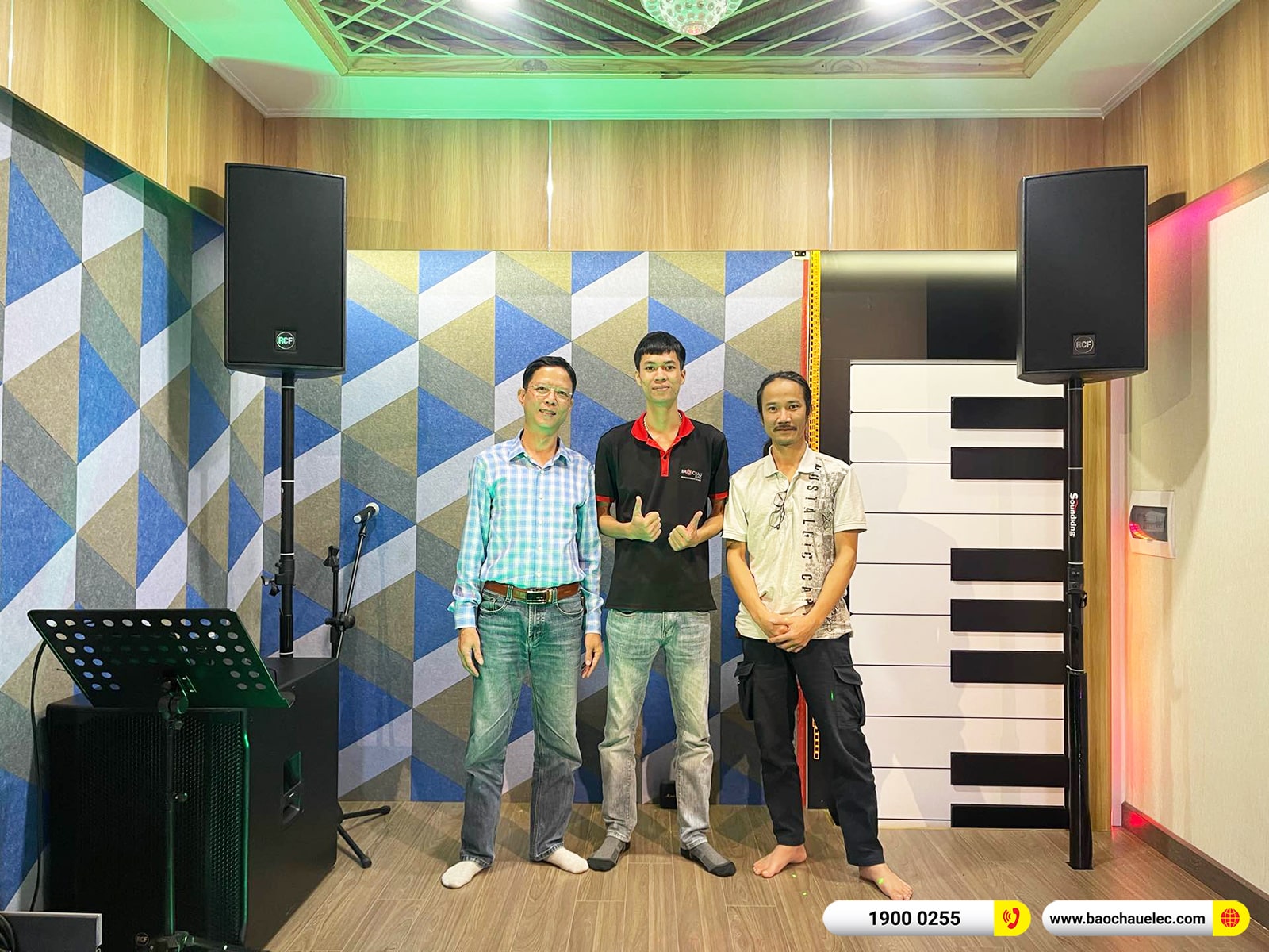Lắp đặt dàn karaoke RCF hơn 254tr cho anh Hoài tại Hà Nội (RCF C5212-99, IPS 5.0K, 708AS II, BLX288A/B58,…) 