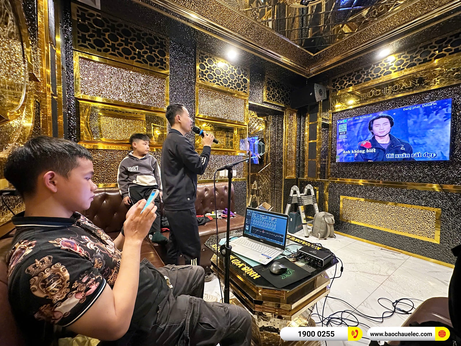 Lắp đặt dàn karaoke RCF hơn 112tr cho anh Hoan tại Hà Nội 