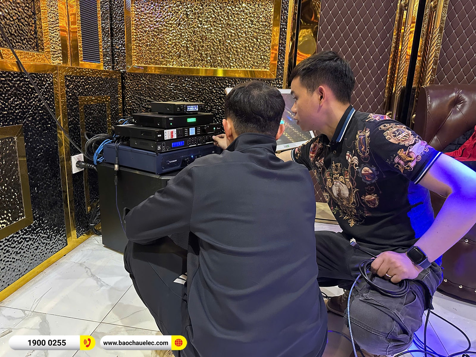 Lắp đặt dàn karaoke RCF hơn 112tr cho anh Hoan tại Hà Nội 