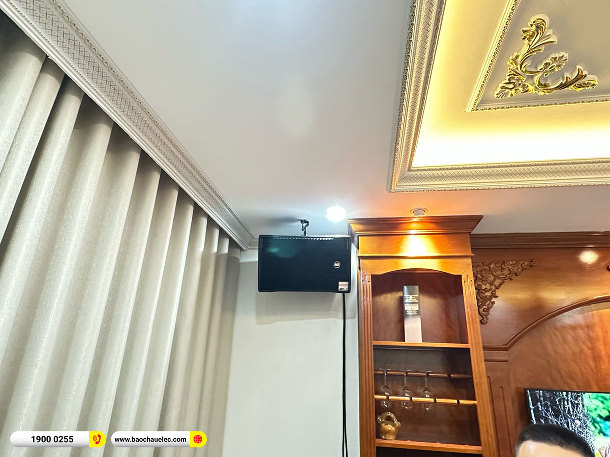 Lắp đặt d&agrave;n karaoke RCF hơn 106tr cho anh H&ugrave;ng tại H&agrave; Nội 