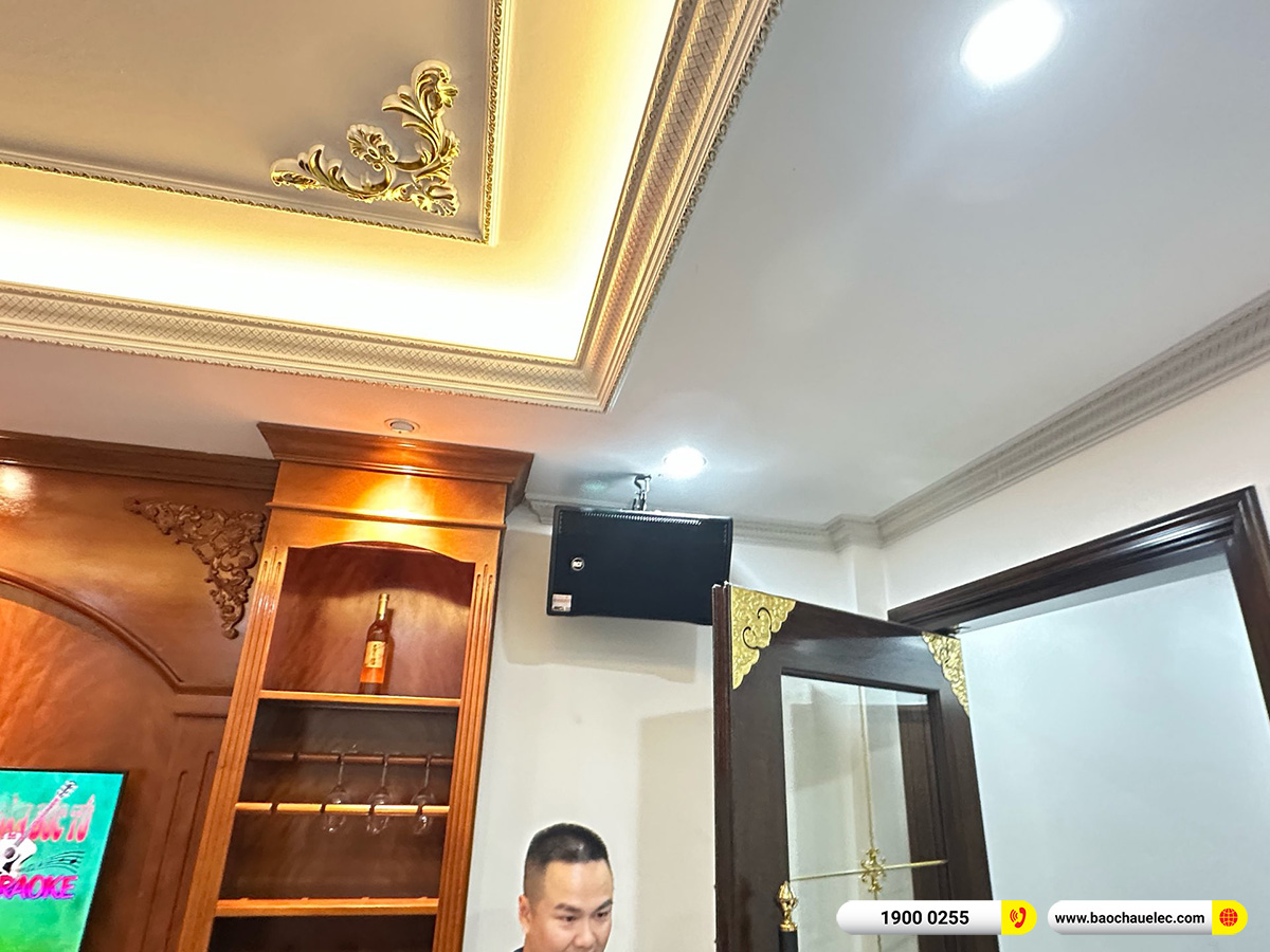 Lắp đặt d&agrave;n karaoke RCF hơn 106tr cho anh H&ugrave;ng tại H&agrave; Nội 