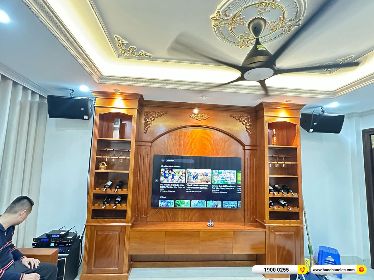 Lắp đặt d&agrave;n karaoke RCF hơn 106tr cho anh H&ugrave;ng tại H&agrave; Nội 