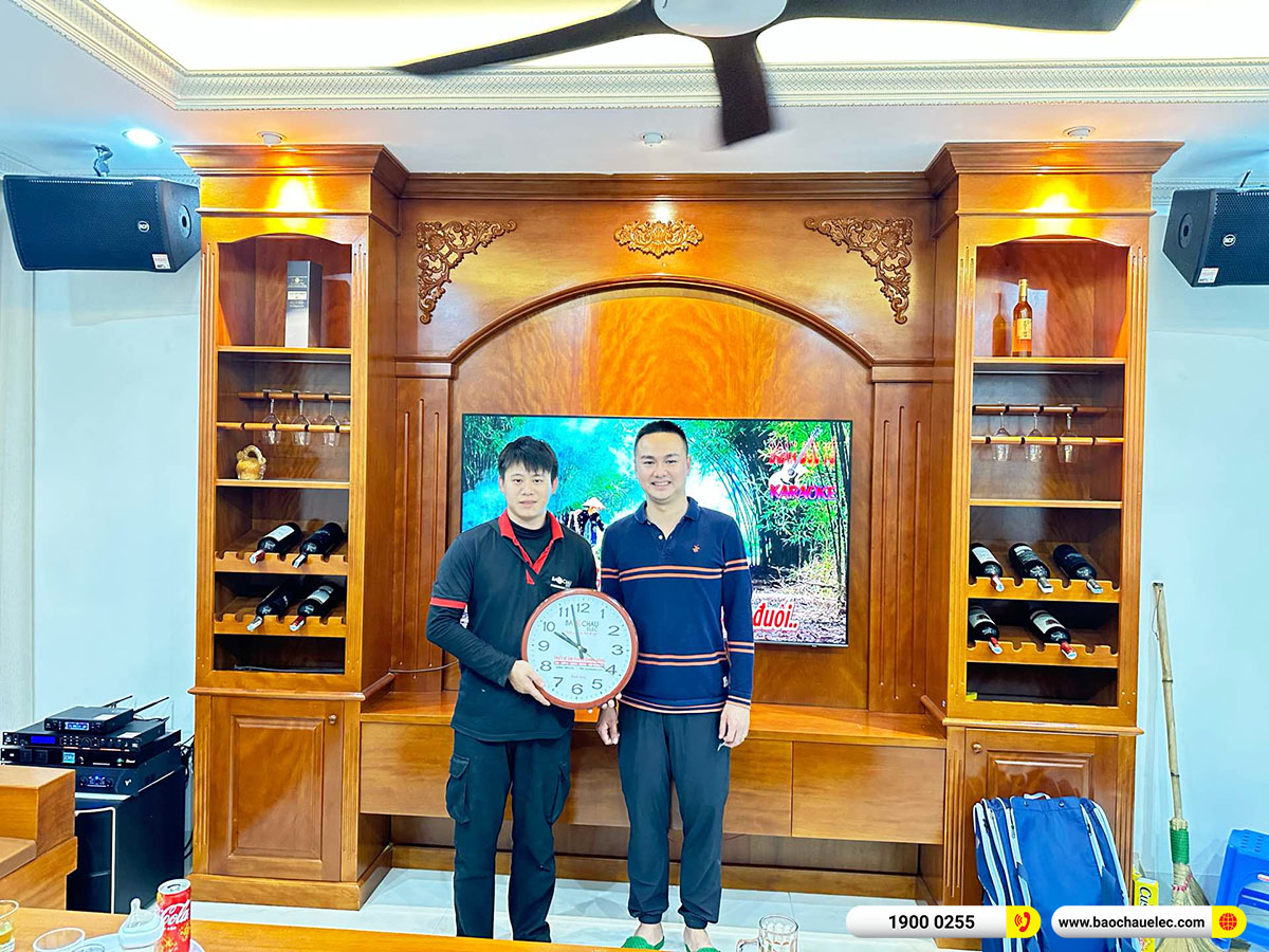 Lắp đặt d&agrave;n karaoke RCF hơn 106tr cho anh H&ugrave;ng tại H&agrave; Nội 