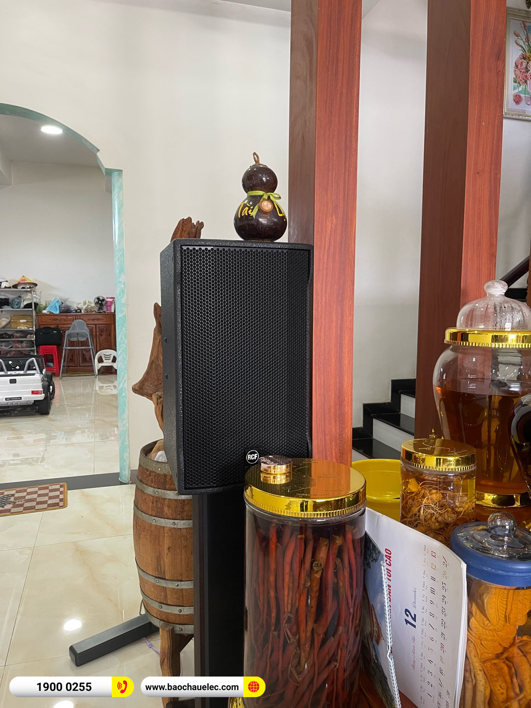 Lắp đặt d&agrave;n karaoke RCF hơn 150tr cho anh Long tại Đồng Nai 