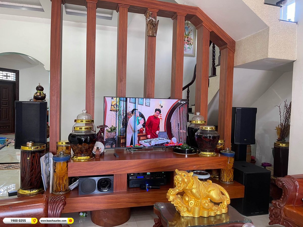 Lắp đặt d&agrave;n karaoke RCF hơn 150tr cho anh Long tại Đồng Nai 