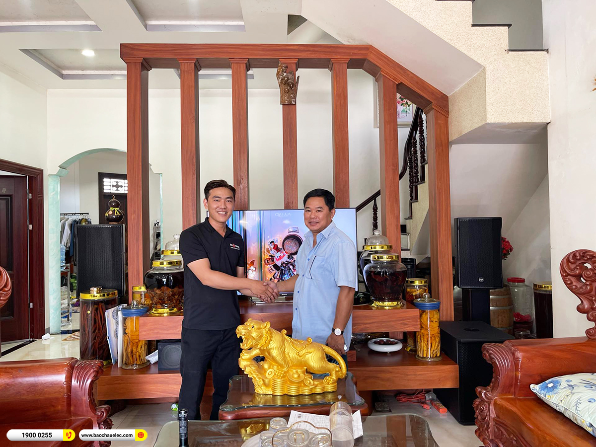 Lắp đặt d&agrave;n karaoke RCF hơn 150tr cho anh Long tại Đồng Nai 