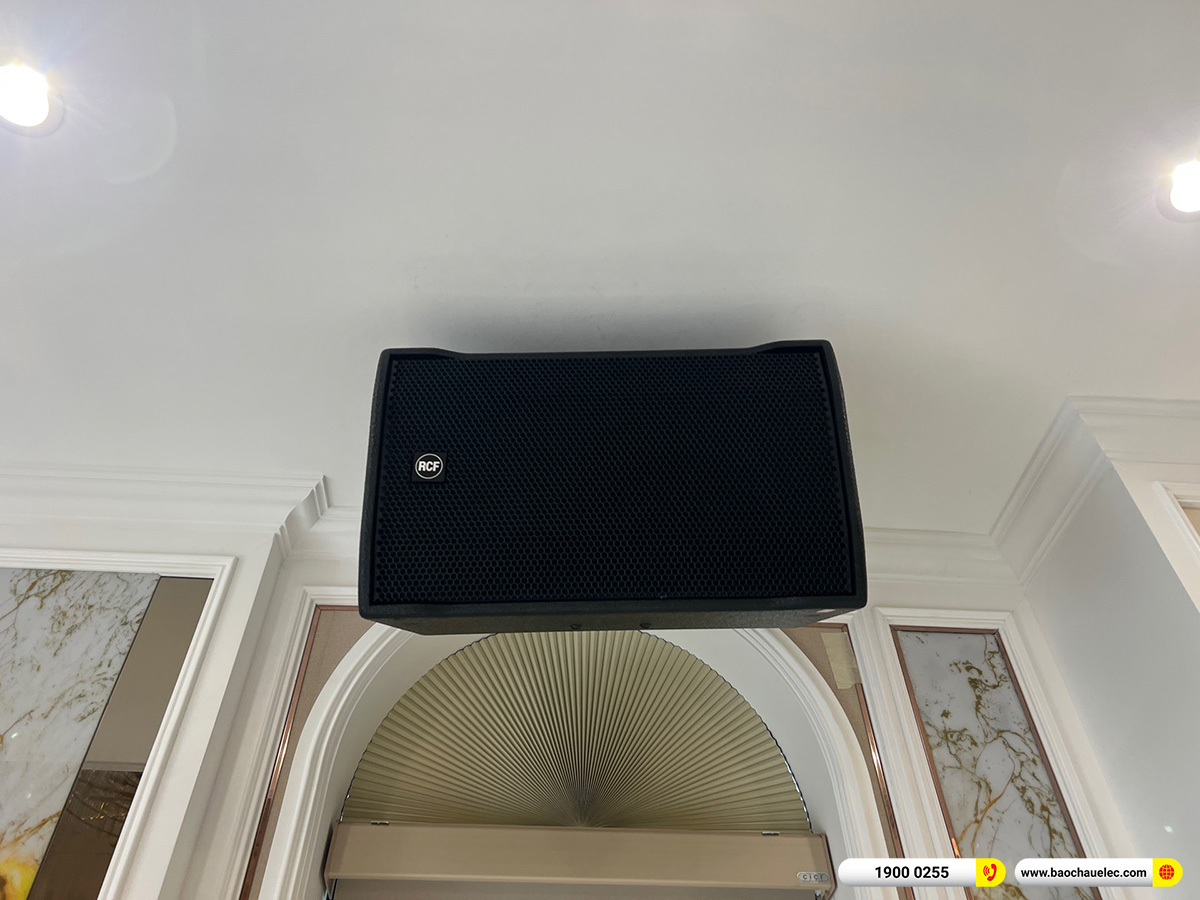 Lắp đặt dàn karaoke RCF hơn 130tr cho anh Long tại Hà Nội