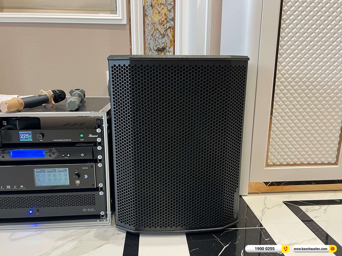 Lắp đặt dàn karaoke RCF hơn 130tr cho anh Long tại Hà Nội