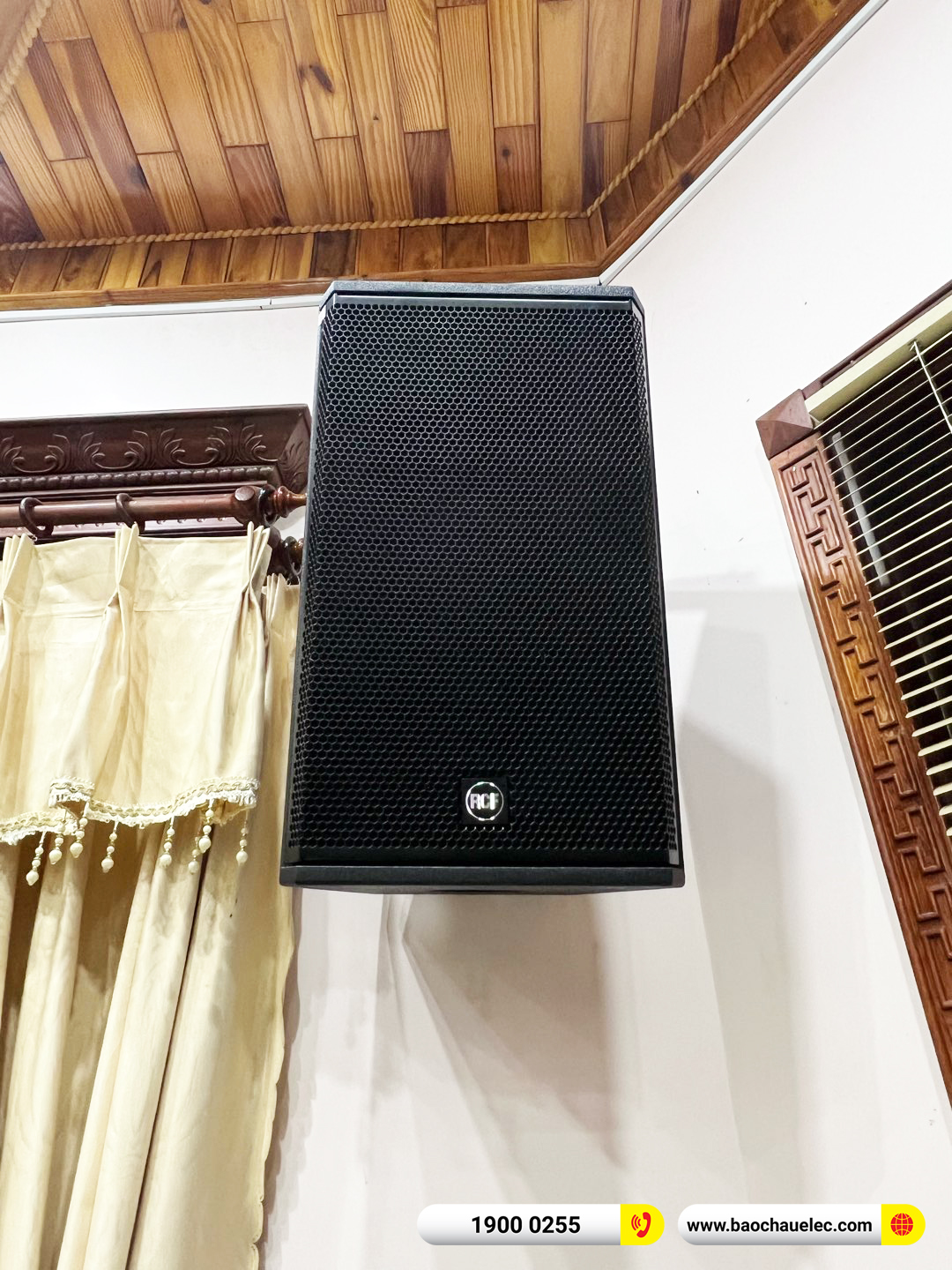 Lắp đặt dàn karaoke RCF hơn 70tr cho anh Ngôn tại Lâm Đồng