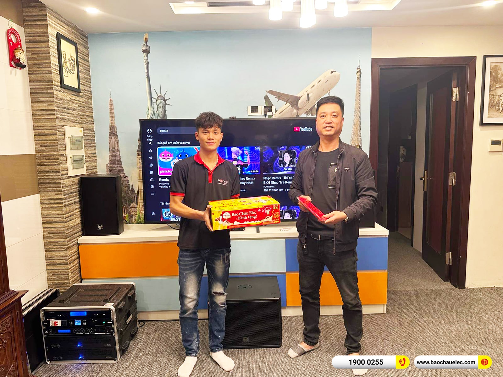 Lắp đặt dàn karaoke RCF hơn 158tr cho anh Quang tại Hà Nội