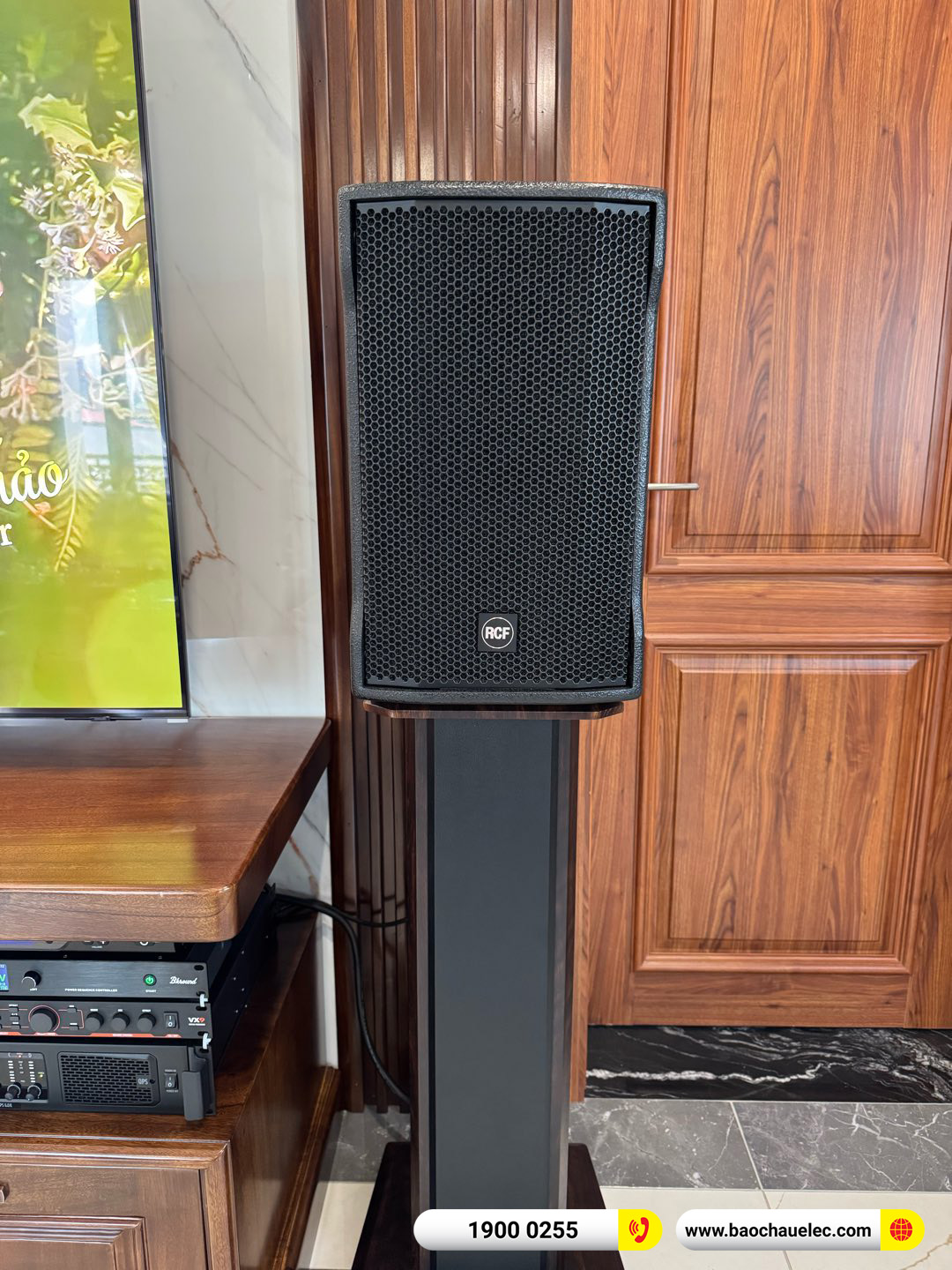 Lắp đặt dàn karaoke RCF hơn 172tr cho anh Sinh tại Hà Nội 