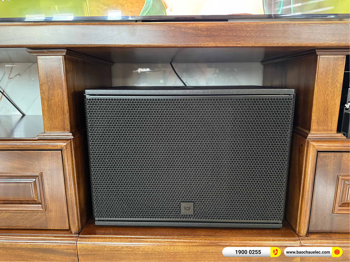 Lắp đặt dàn karaoke RCF hơn 172tr cho anh Sinh tại Hà Nội 