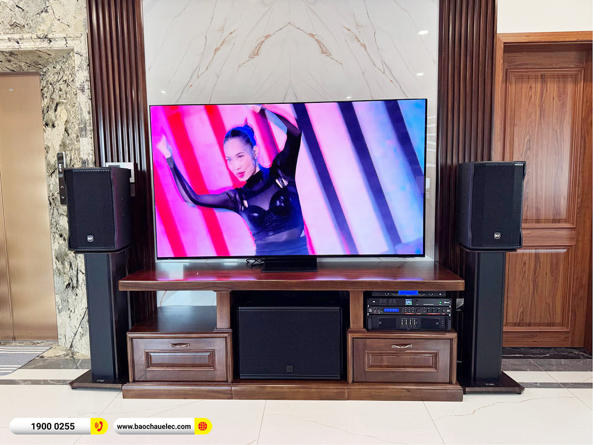 Lắp đặt dàn karaoke RCF hơn 172tr cho anh Sinh tại Hà Nội 