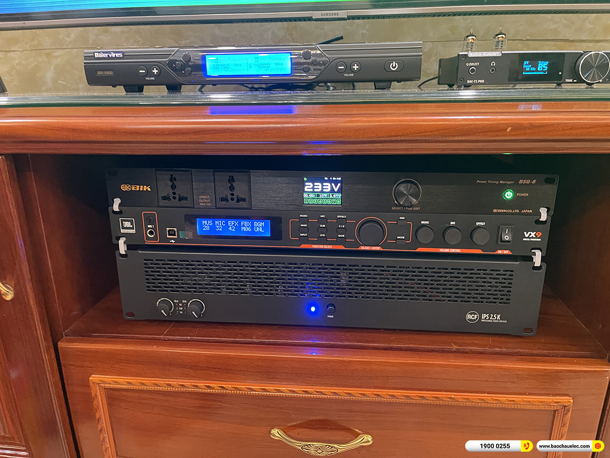 Lắp đặt d&agrave;n karaoke RCF hơn 147tr cho anh T&acirc;n tại H&agrave; Nội 