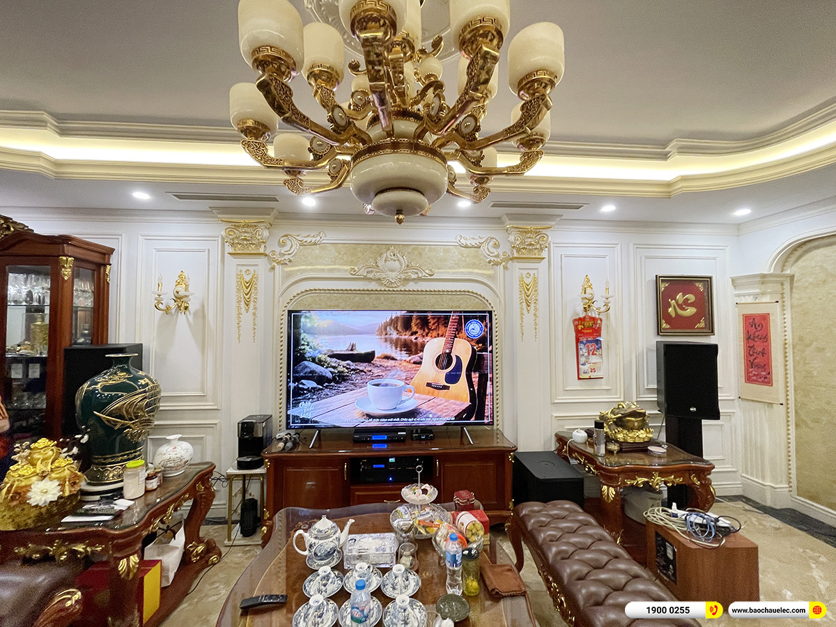 Lắp đặt d&agrave;n karaoke RCF hơn 147tr cho anh T&acirc;n tại H&agrave; Nội 