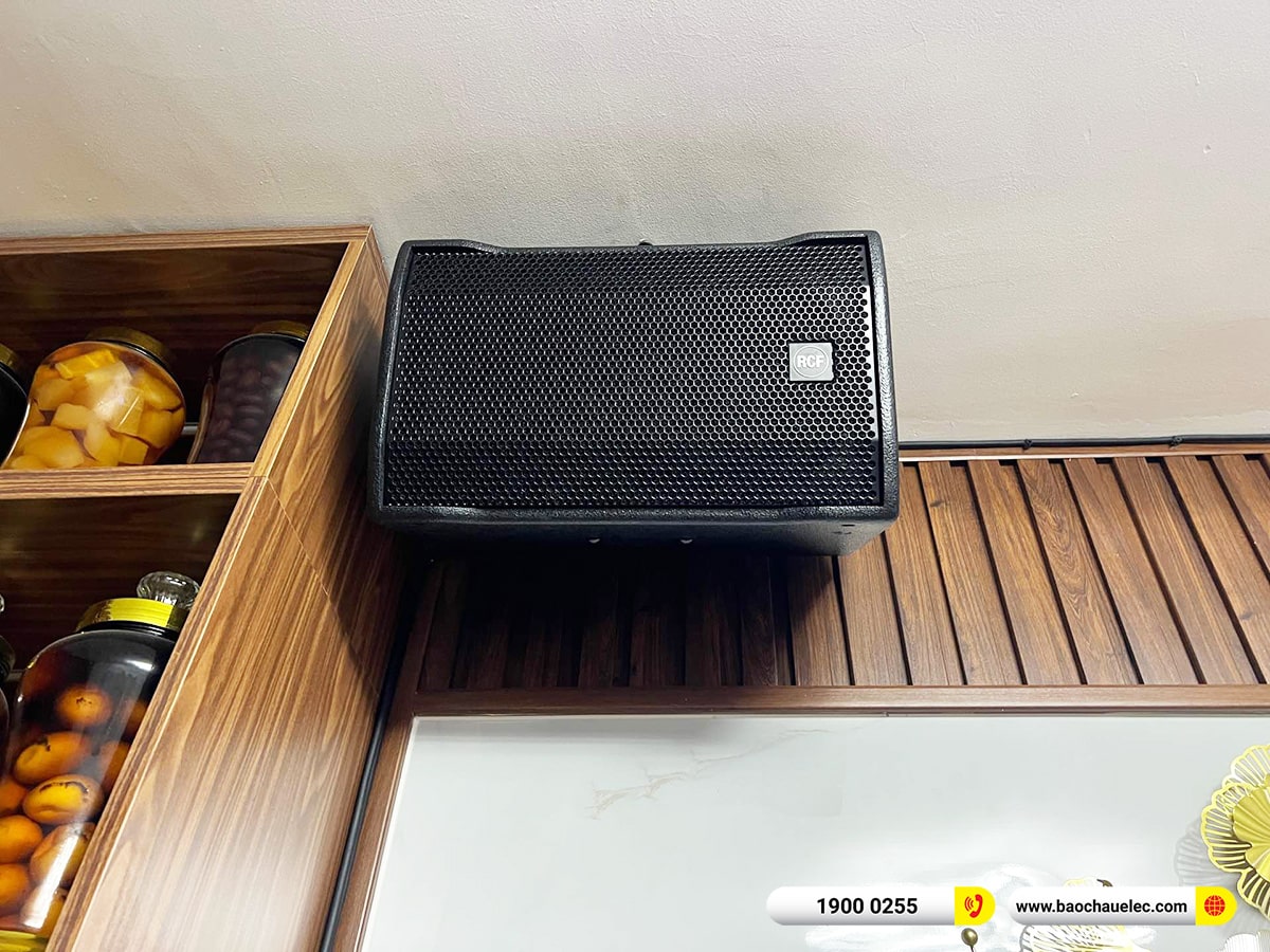 Lắp đặt dàn karaoke RCF hơn 119tr cho anh Thắng tại Hà Nội