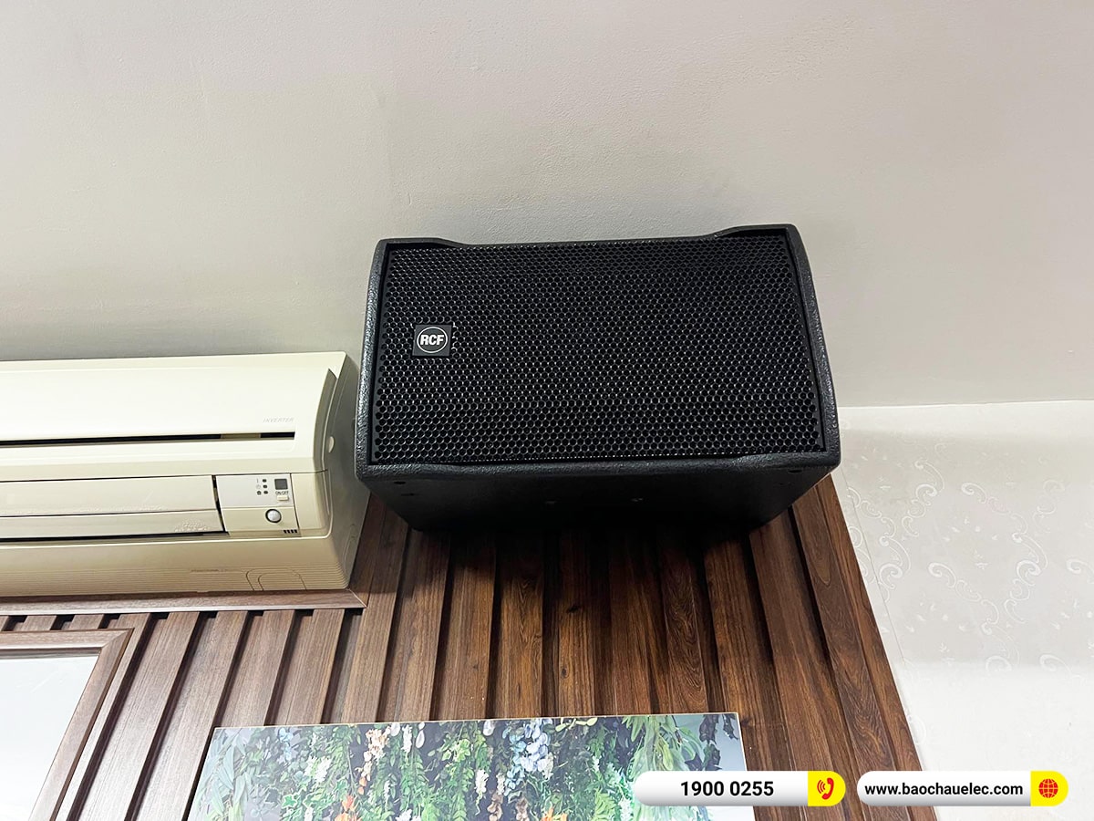 Lắp đặt dàn karaoke RCF hơn 119tr cho anh Thắng tại Hà Nội