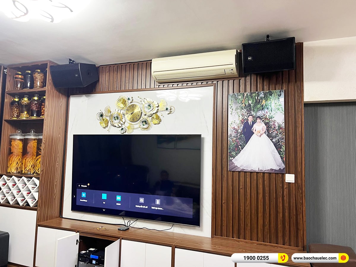 Lắp đặt dàn karaoke RCF hơn 119tr cho anh Thắng tại Hà Nội