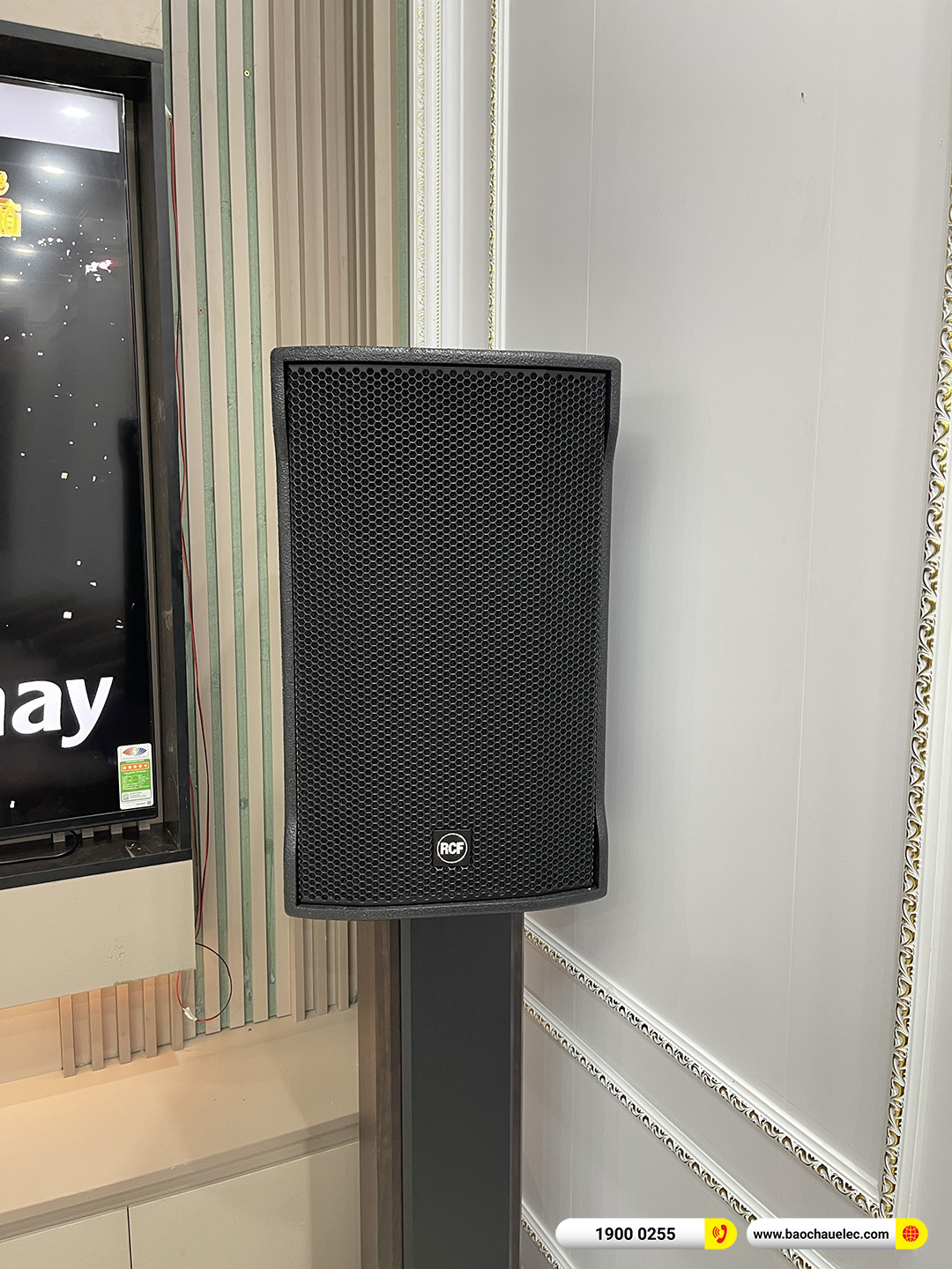 Lắp đặt d&agrave;n karaoke RCF hơn 130tr cho anh Thịnh tại H&agrave; Nội 