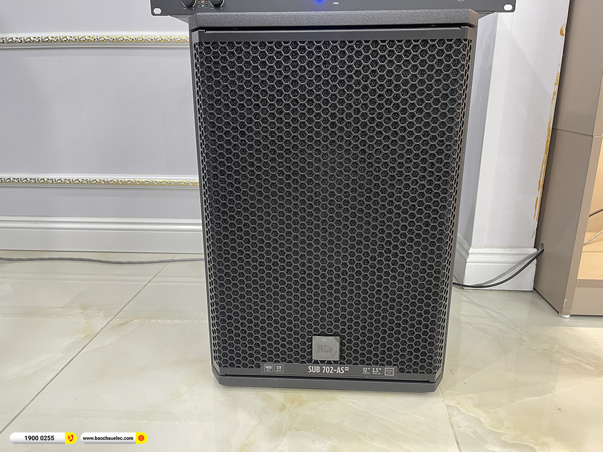 Lắp đặt d&agrave;n karaoke RCF hơn 130tr cho anh Thịnh tại H&agrave; Nội 