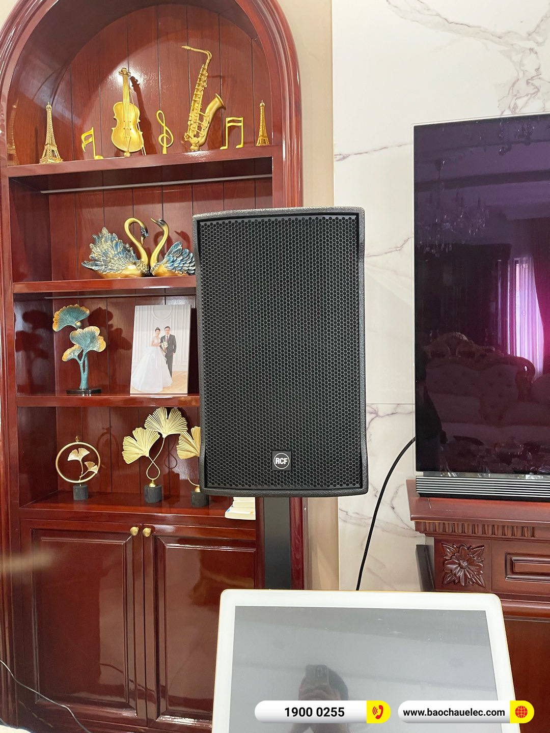 Lắp đặt dàn karaoke RCF hơn 128tr cho anh Thủy tại Lạng Sơn