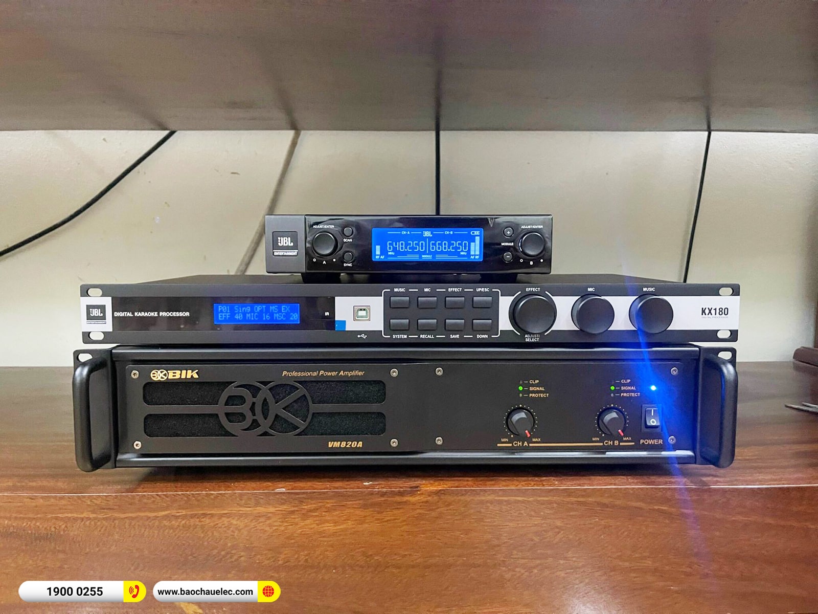 Lắp đặt dàn karaoke RCF gần 56tr cho anh Tình tại Vĩnh Phúc (RCF EMAX 3112 MK2, VM820A, KX180A, Pasion 12SP,…)