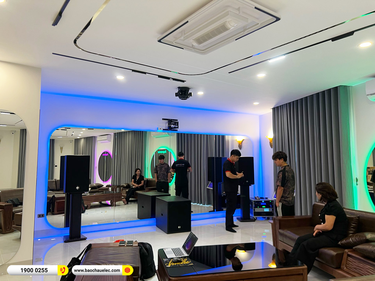 Lắp đặt dàn karaoke RCF hơn 240tr cho anh Trung tại Hà Nội 