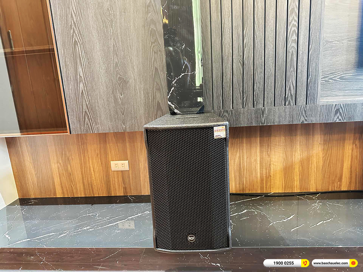 Lắp đặt dàn karaoke RCF hơn 180tr cho anh Tú tại Hà Nội