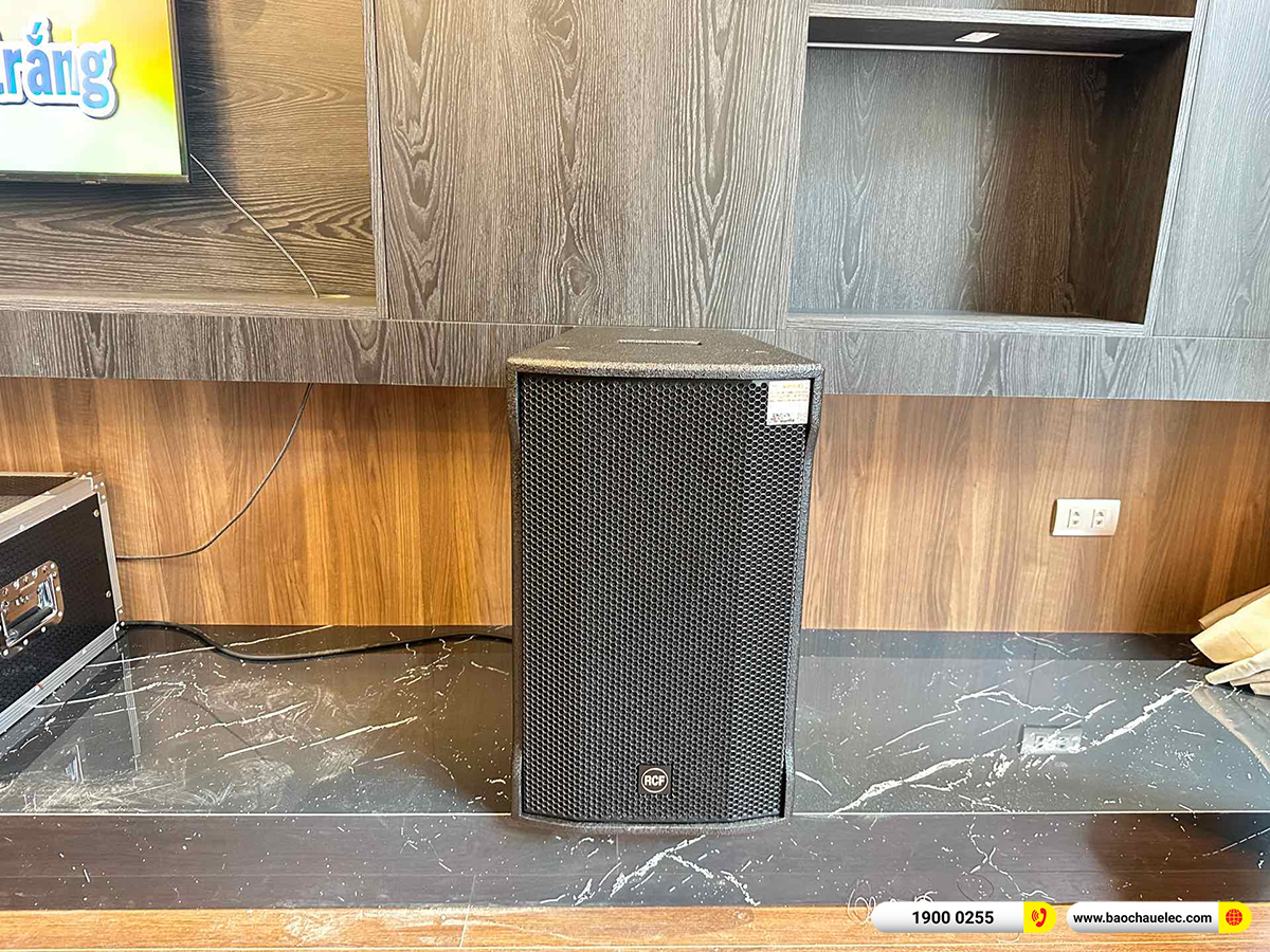 Lắp đặt dàn karaoke RCF hơn 180tr cho anh Tú tại Hà Nội