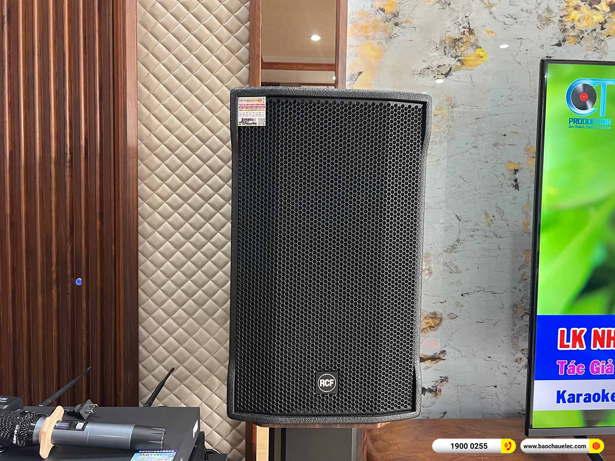 Lắp đặt dàn karaoke RCF hơn 160tr cho anh Vang tại Hà Nội