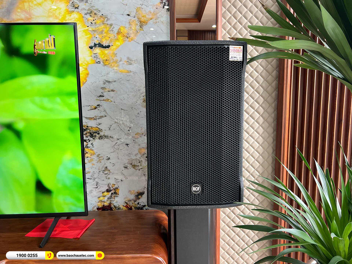 Lắp đặt dàn karaoke RCF hơn 160tr cho anh Vang tại Hà Nội