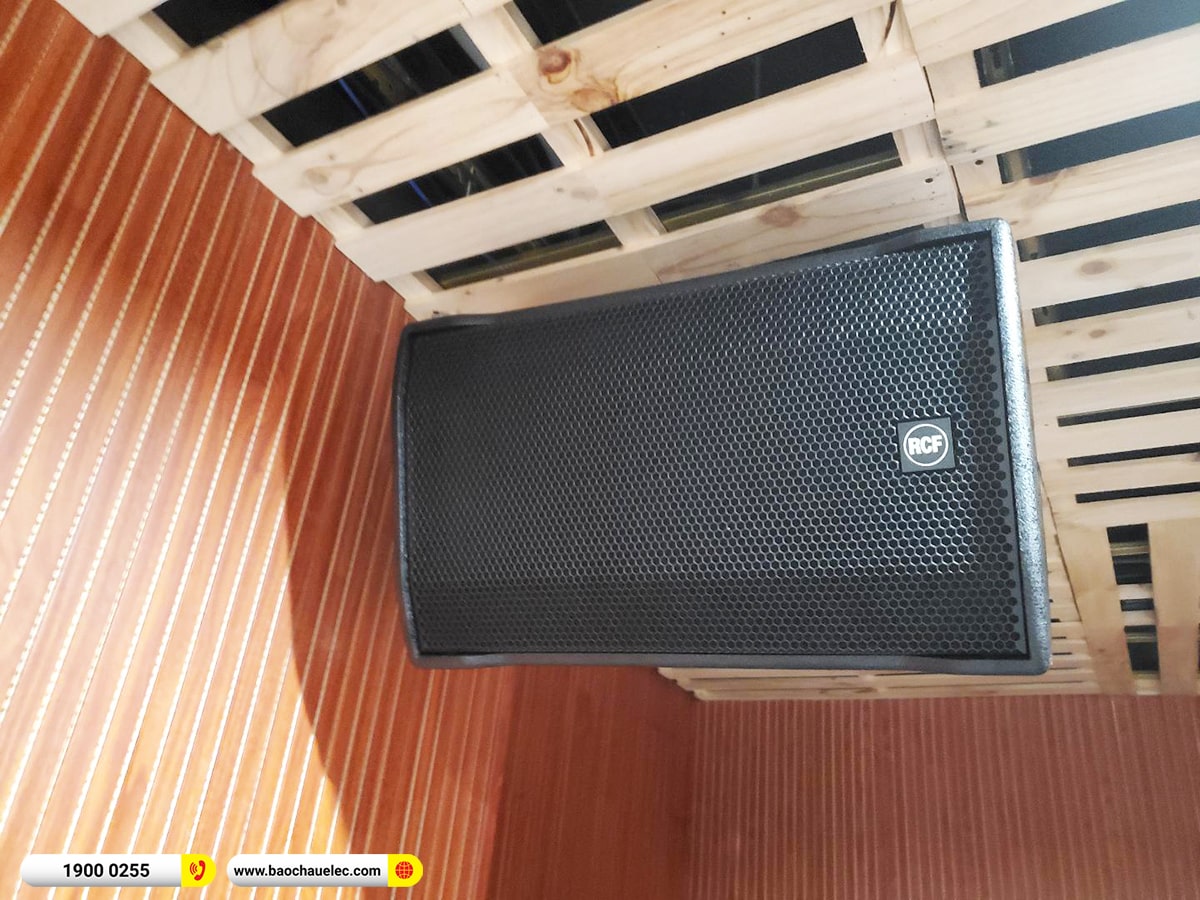 Lắp đặt dàn karaoke RCF hơn 230tr cho biệt thự anh Thông tại Vĩnh Phúc (RCF CMAX 4112, King House T4-1300, ACP-1800,…)