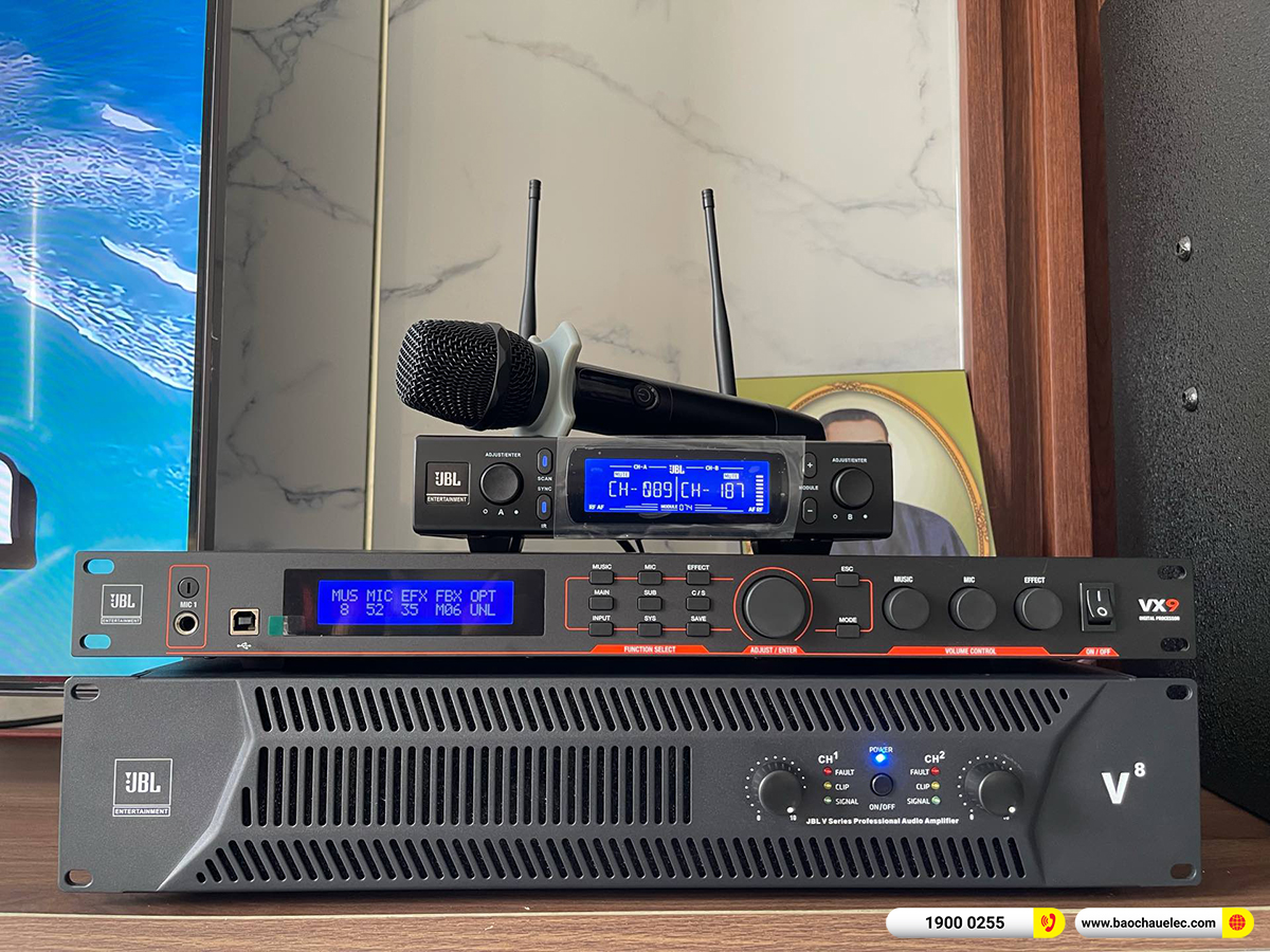 Lắp đặt d&agrave;n karaoke RCF hơn 120tr cho chị Hằng tại Đồng Nai