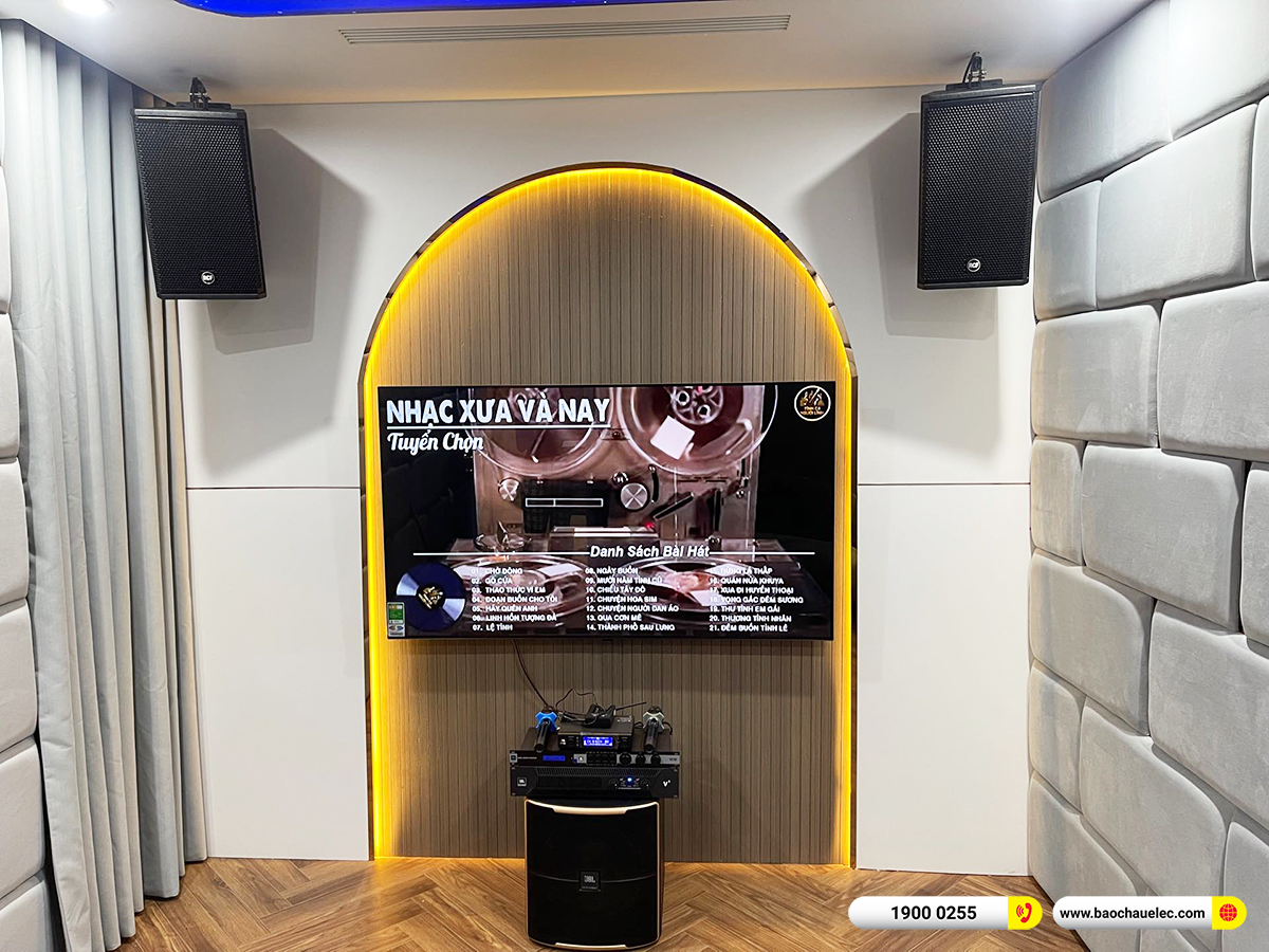 Lắp đặt d&agrave;n karaoke RCF hơn 78tr cho chị Minh tại H&agrave; Nội 