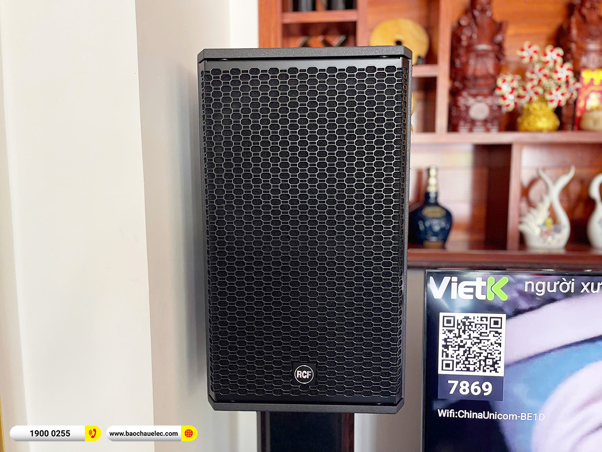 Lắp đặt d&agrave;n karaoke RCF hơn 140tr cho chị Tuyết tại Đồng Nai 