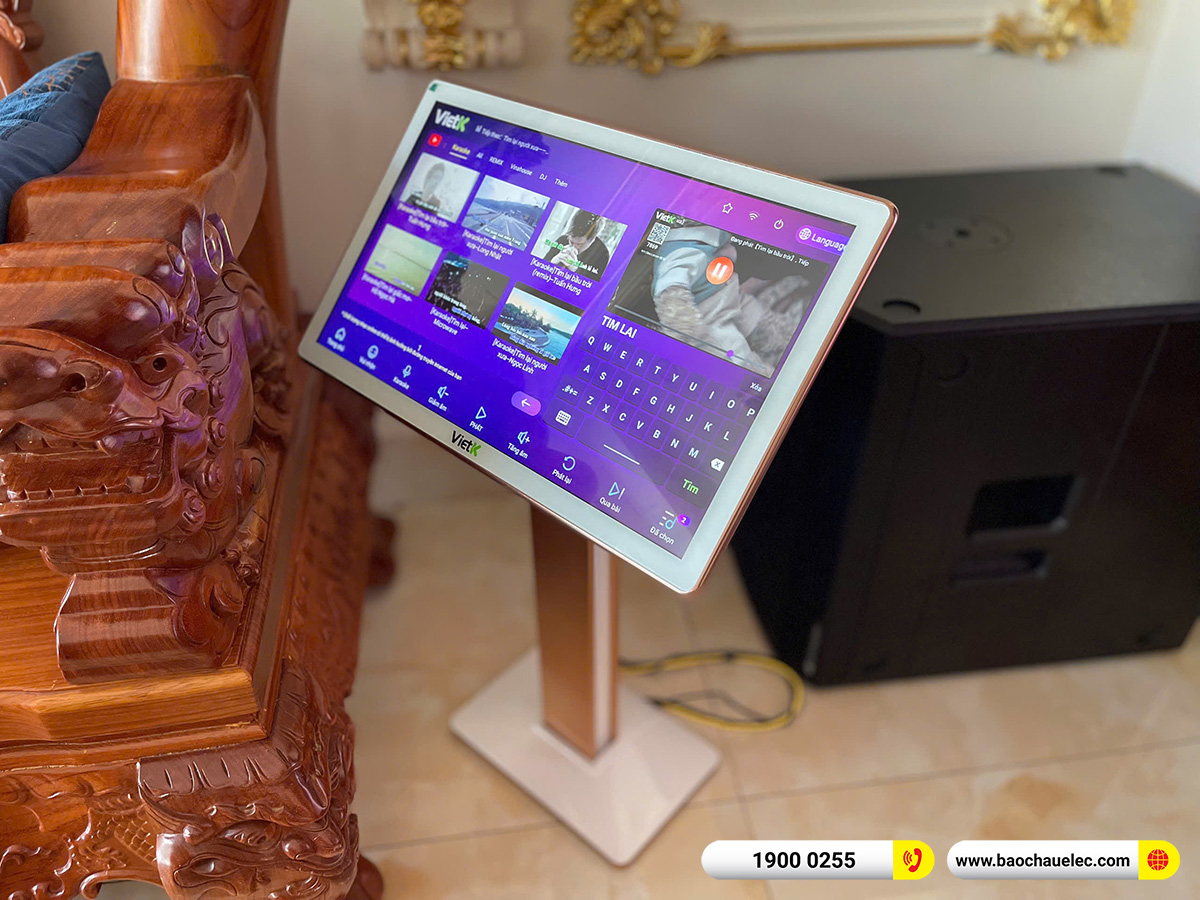 Lắp đặt d&agrave;n karaoke RCF hơn 140tr cho chị Tuyết tại Đồng Nai 