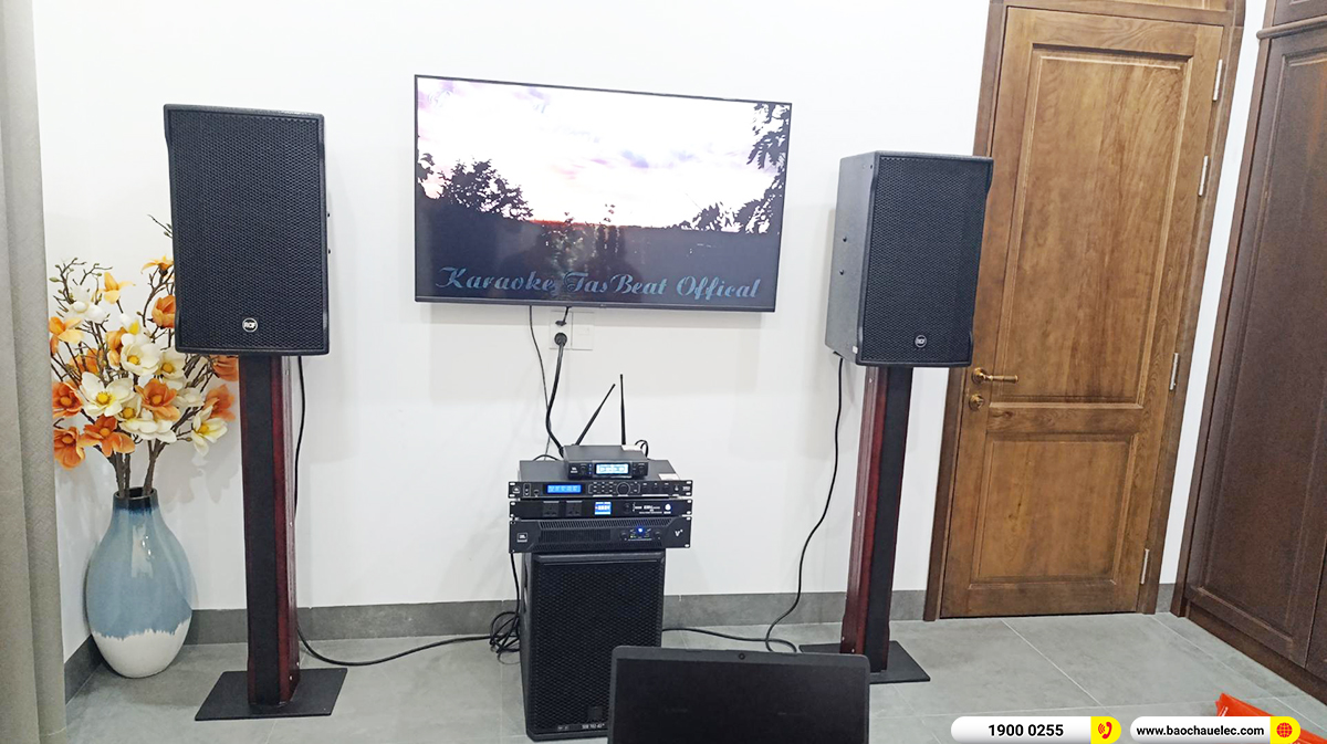 Lắp đặt dàn karaoke RCF 127tr cho anh Tân ở TPHCM