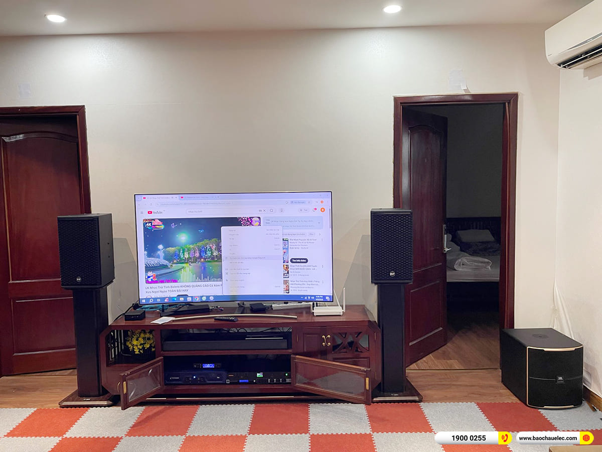 Lắp đặt d&agrave;n karaoke RCF hơn 80tr cho ch&uacute; Cường tại H&agrave; Nội 