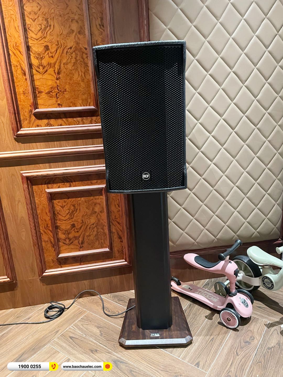 Lắp đặt d&agrave;n karaoke RCF hơn 150tr cho ch&uacute; Nam tại H&agrave; Nội 