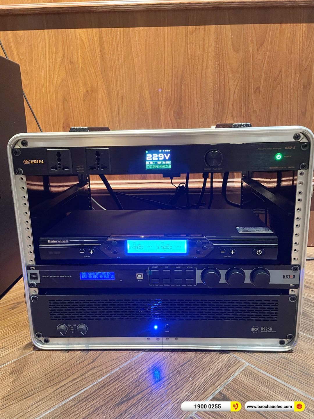 Lắp đặt d&agrave;n karaoke RCF hơn 150tr cho ch&uacute; Nam tại H&agrave; Nội 