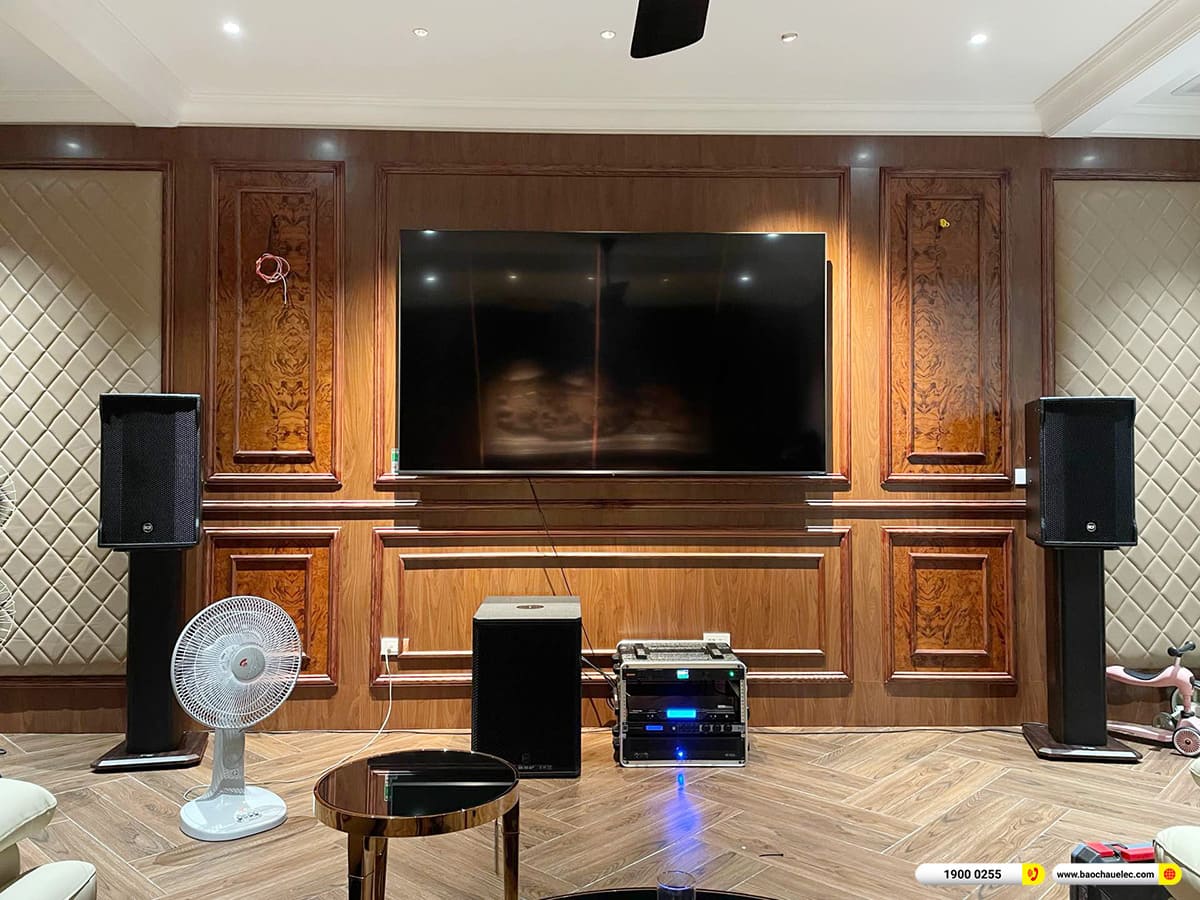 Lắp đặt d&agrave;n karaoke RCF hơn 150tr cho ch&uacute; Nam tại H&agrave; Nội 