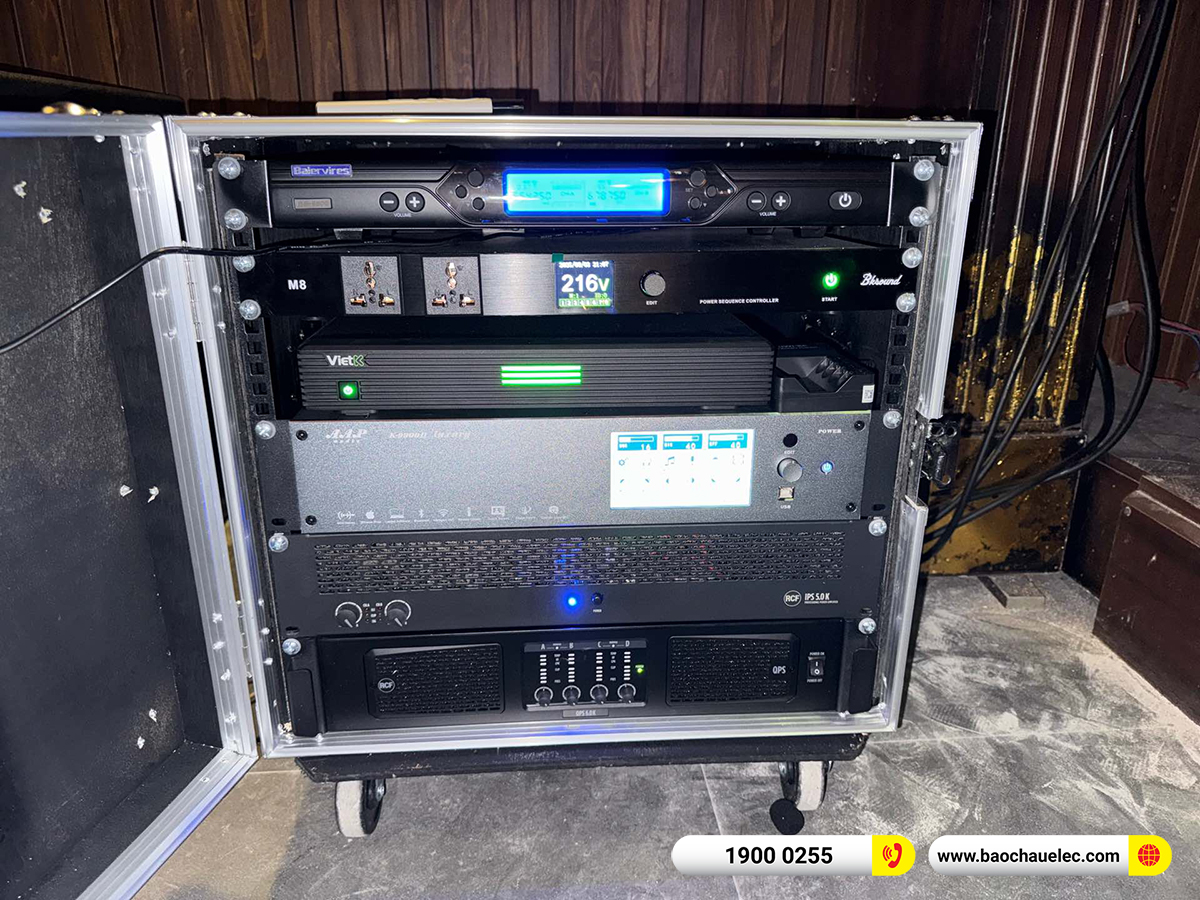 Lắp đặt dàn karaoke RCF hơn 338tr cho chú Nguyên tại Hà Nội