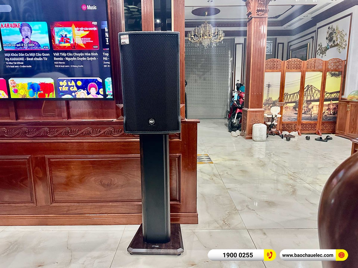 Lắp đặt dàn karaoke RCF hơn 140tr cho chú Quân tại Hà Nội