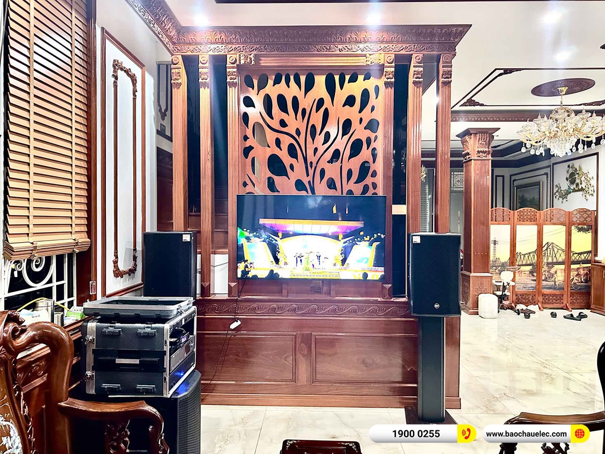 Lắp đặt dàn karaoke RCF hơn 140tr cho chú Quân tại Hà Nội