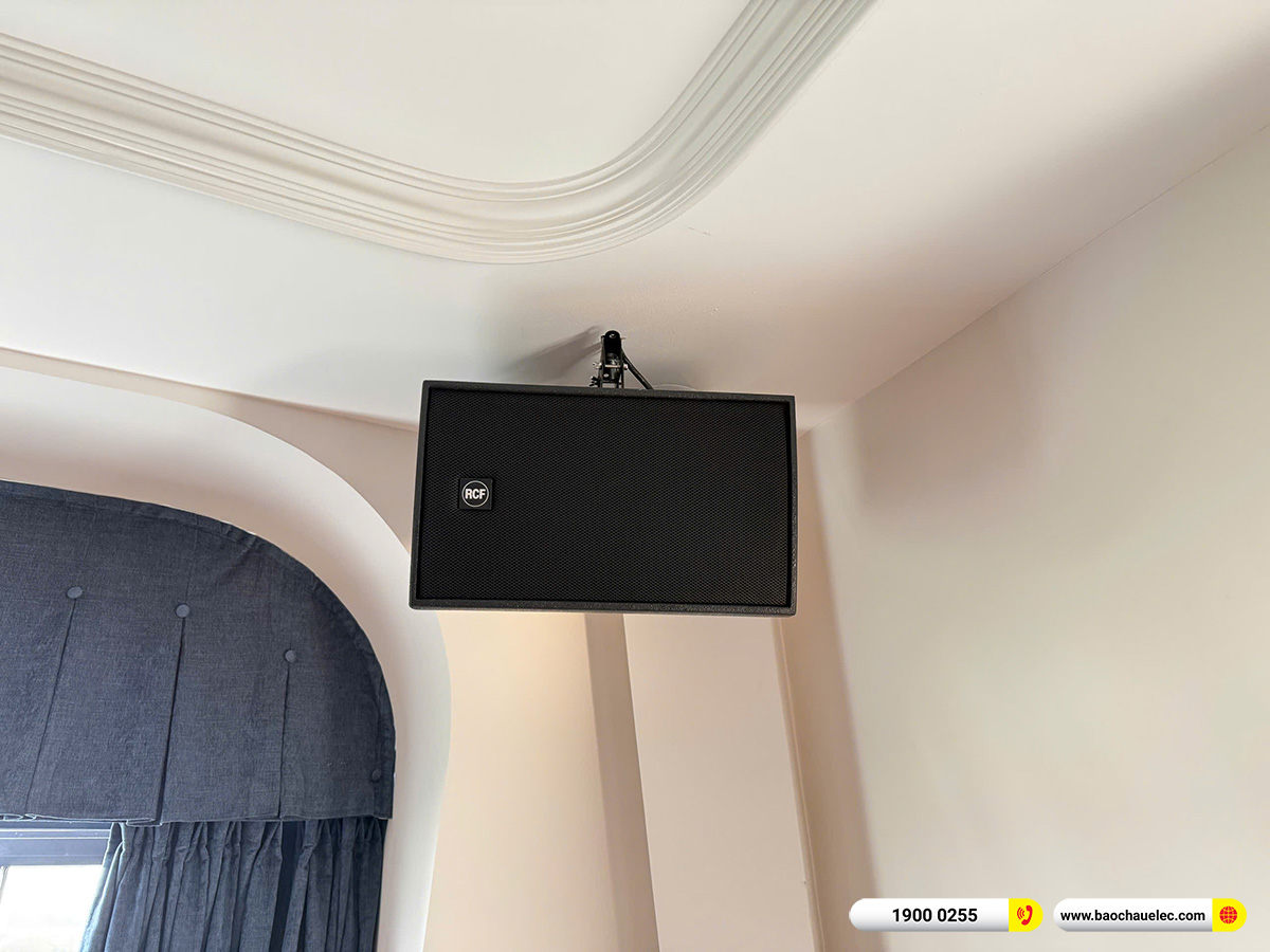 Lắp đặt 2 dàn karaoke VIP RCF hơn 500tr cho anh Cường tại Hà Nội