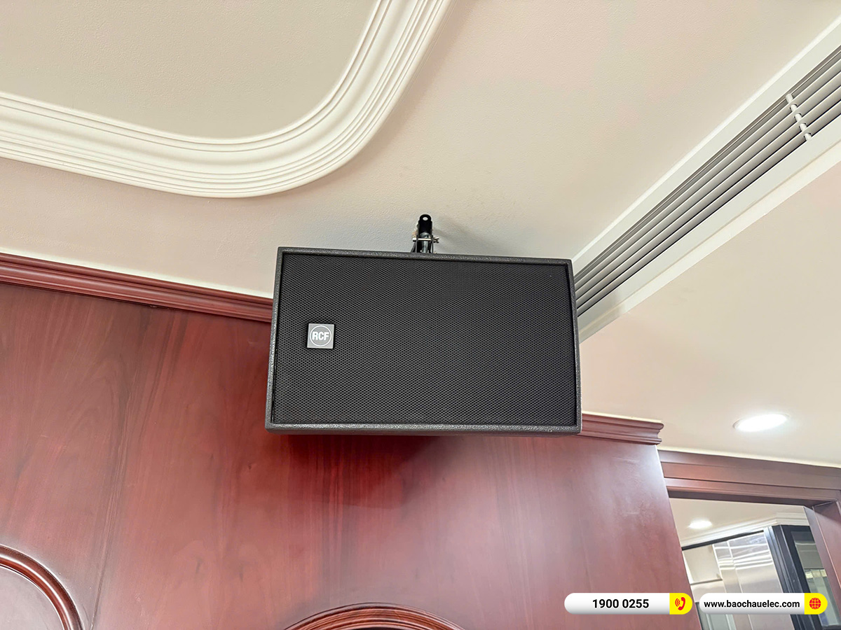 Lắp đặt 2 dàn karaoke VIP RCF hơn 500tr cho anh Cường tại Hà Nội